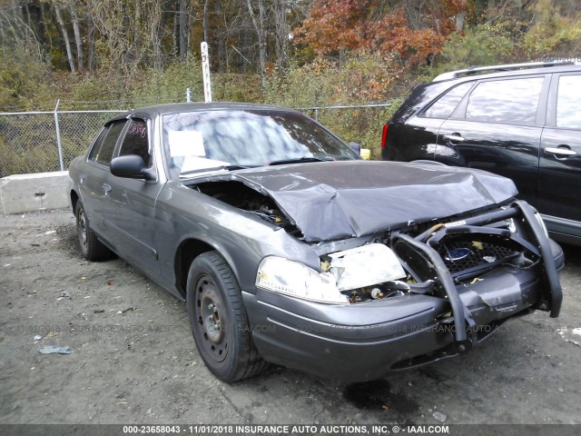 2FAFP71V08X151898 - 2008 FORD CROWN VICTORIA POLICE INTERCEPTOR GRAY photo 1