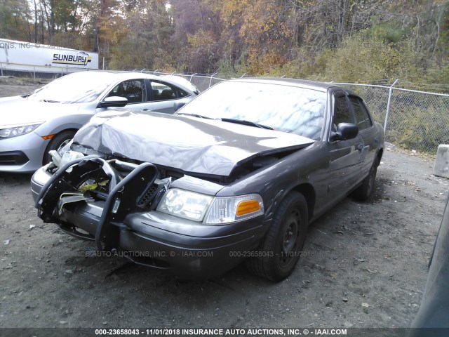 2FAFP71V08X151898 - 2008 FORD CROWN VICTORIA POLICE INTERCEPTOR GRAY photo 2