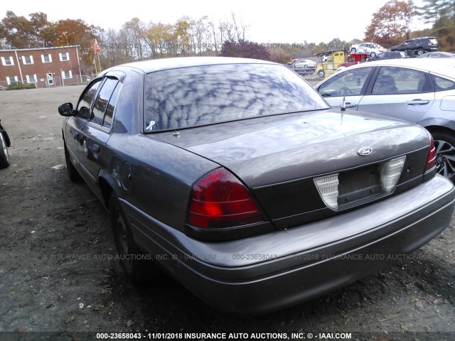 2FAFP71V08X151898 - 2008 FORD CROWN VICTORIA POLICE INTERCEPTOR GRAY photo 3