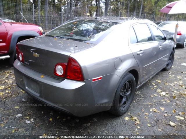 1G1ZB5E14BF119453 - 2011 CHEVROLET MALIBU LS 棕色 照片 4