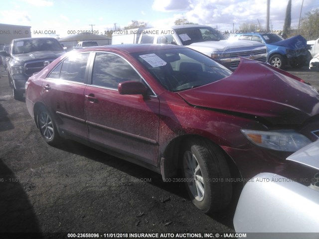 4T1BK3EKXAU111594 - 2010 TOYOTA CAMRY SE/LE/XLE RED photo 1