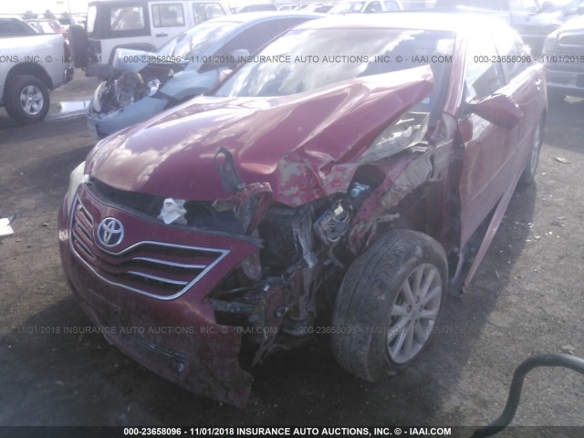 4T1BK3EKXAU111594 - 2010 TOYOTA CAMRY SE/LE/XLE RED photo 6