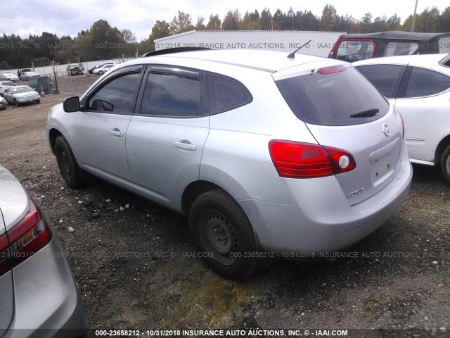 JN8AS58T19W321845 - 2009 NISSAN ROGUE S/SL SILVER photo 3