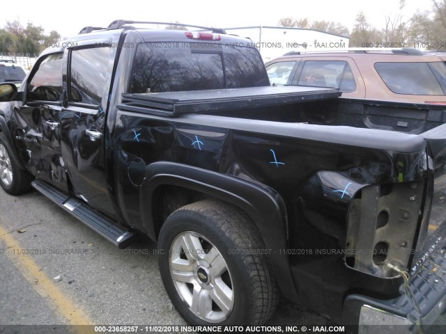 2GCEK13M371518347 - 2007 CHEVROLET SILVERADO K1500 CREW CAB BLACK photo 6