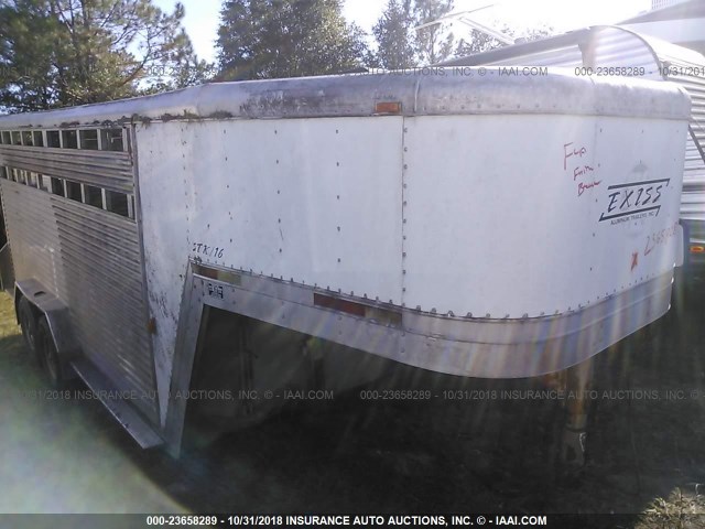4LAAS162321014866 - 2002 EXXISS ALUMINUM TRAILERS LIVESTOCK  Unknown photo 1