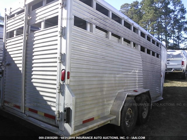 4LAAS162321014866 - 2002 EXXISS ALUMINUM TRAILERS LIVESTOCK  Unknown photo 4
