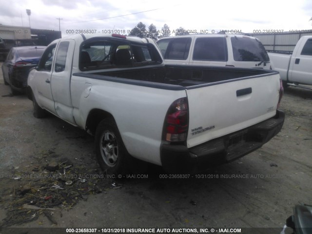 5TETX22N46Z274842 - 2006 TOYOTA TACOMA ACCESS CAB თეთრი ფოტო 3