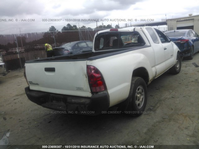 5TETX22N46Z274842 - 2006 TOYOTA TACOMA ACCESS CAB თეთრი ფოტო 4