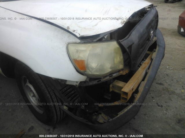 5TETX22N46Z274842 - 2006 TOYOTA TACOMA ACCESS CAB თეთრი ფოტო 6