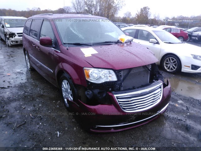2C4RC1BGXGR173359 - 2016 CHRYSLER TOWN & COUNTRY TOURING RED photo 1