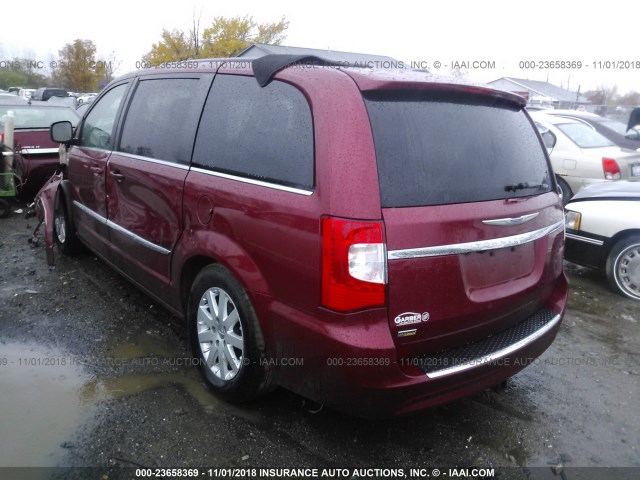 2C4RC1BGXGR173359 - 2016 CHRYSLER TOWN & COUNTRY TOURING RED photo 3