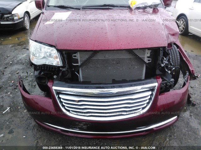 2C4RC1BGXGR173359 - 2016 CHRYSLER TOWN & COUNTRY TOURING RED photo 6