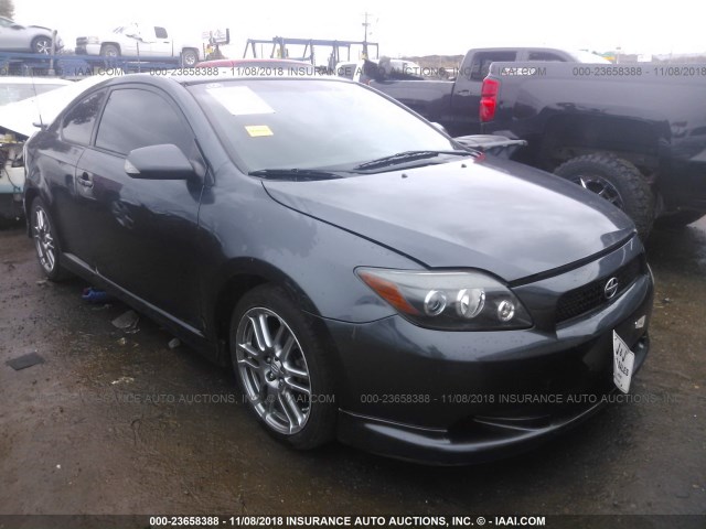 JTKDE3B72A0312636 - 2010 TOYOTA SCION TC GRAY photo 1