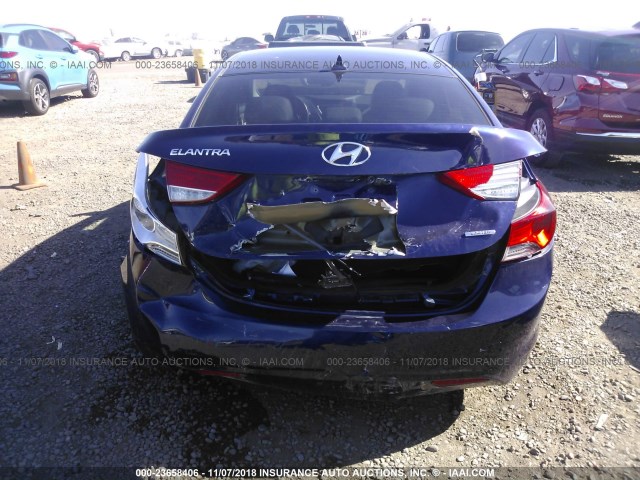 5NPDH4AE5BH018947 - 2011 HYUNDAI ELANTRA GLS/LIMITED PURPLE photo 6