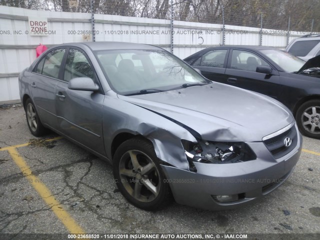 5NPEU46F98H396683 - 2008 HYUNDAI SONATA SE/LIMITED GRAY photo 1