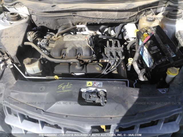 2A8GM48L67R291654 - 2007 CHRYSLER PACIFICA SILVER photo 10