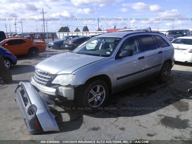 2A8GM48L67R291654 - 2007 CHRYSLER PACIFICA SILVER photo 2