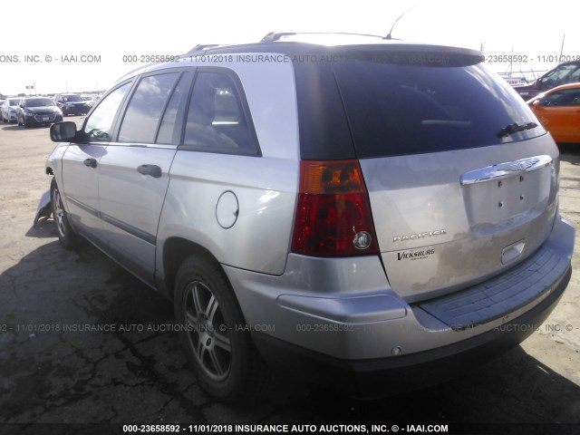 2A8GM48L67R291654 - 2007 CHRYSLER PACIFICA SILVER photo 3