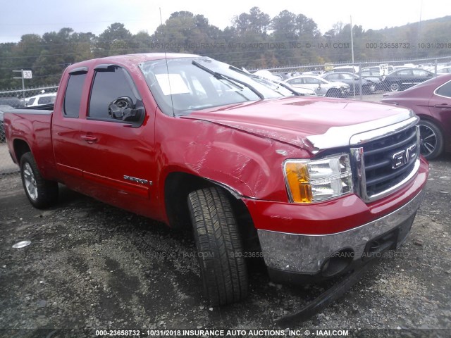 2GTEC19J981196163 - 2008 GMC SIERRA C1500 RED photo 1