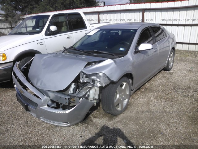 1G1ZJ577X9F217725 - 2009 CHEVROLET MALIBU 2LT SILVER photo 2