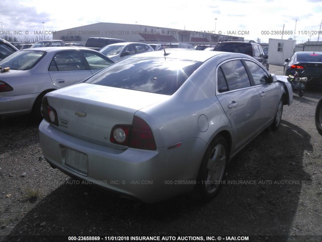 1G1ZJ577X9F217725 - 2009 CHEVROLET MALIBU 2LT SILVER photo 4