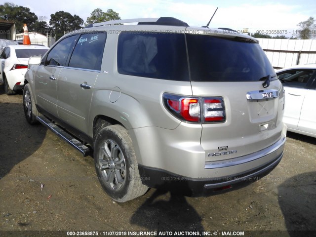 1GKKRRKDXFJ360998 - 2015 GMC ACADIA SLT-1 Champagne photo 3