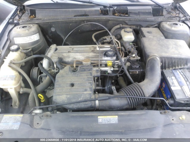 1G2NE52F54M652850 - 2004 PONTIAC GRAND AM SE GRAY photo 10