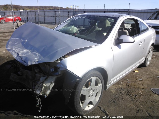 1G1AF1F52A7183737 - 2010 CHEVROLET COBALT 2LT SILVER photo 2