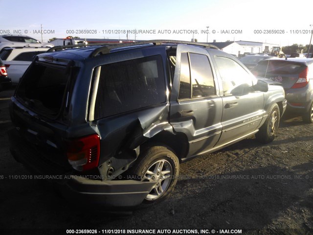 1J4GX48S34C255070 - 2004 JEEP GRAND CHEROKEE LAREDO/COLUMBIA/FREEDOM 蓝色 照片 4