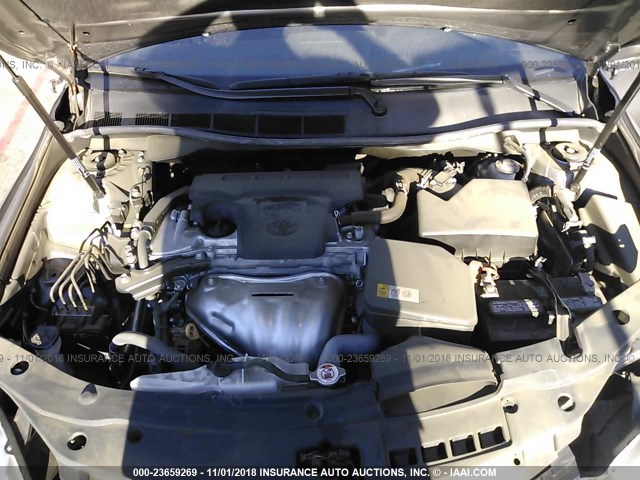 4T1BF1FK8HU713749 - 2017 TOYOTA CAMRY LE/XLE/SE/XSE GRAY photo 10