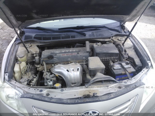 4T1BE46K29U400640 - 2009 TOYOTA CAMRY SE/LE/XLE TAN photo 10