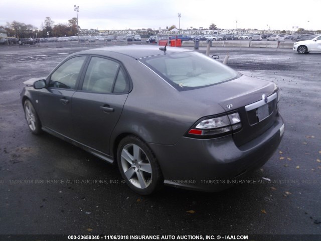 YS3FB49YX81101534 - 2008 SAAB 9-3 2.0T GRAY photo 3