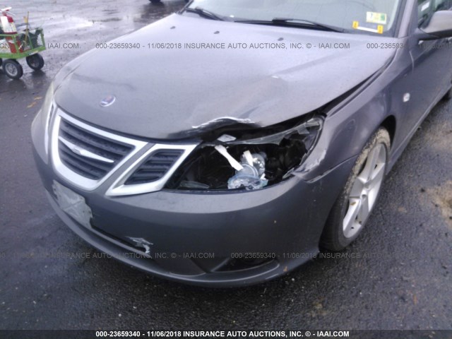 YS3FB49YX81101534 - 2008 SAAB 9-3 2.0T GRAY photo 6