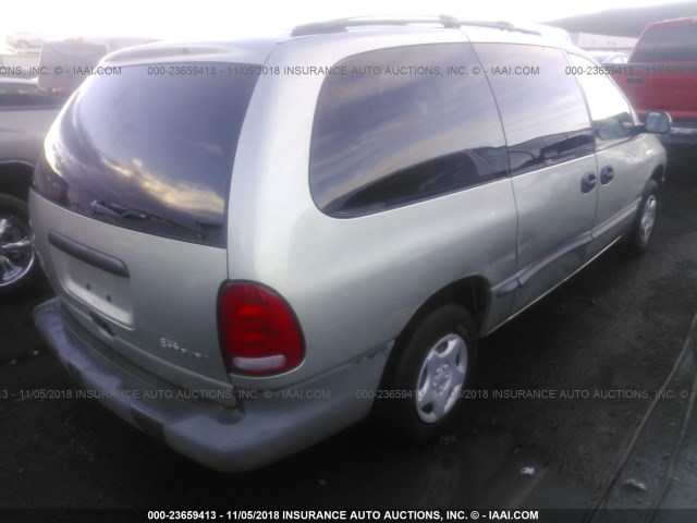 2B4GP24G6YR787323 - 2000 DODGE GRAND CARAVAN  TAN photo 4