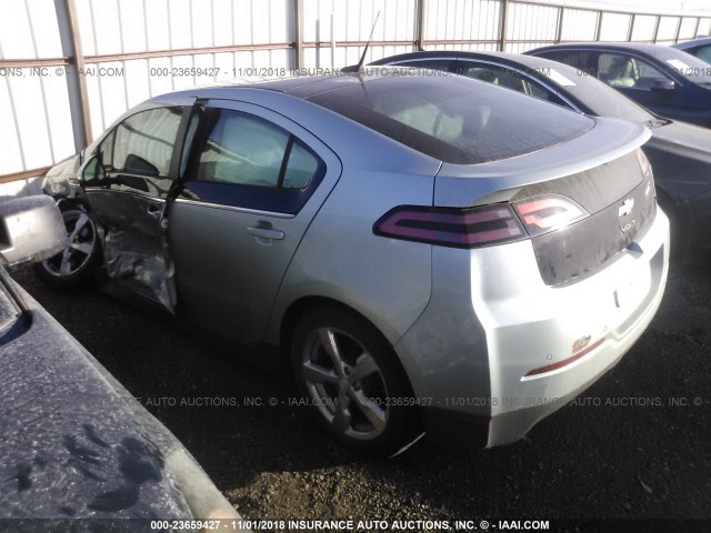 1G1RD6E4XCU101756 - 2012 CHEVROLET VOLT GREEN photo 3