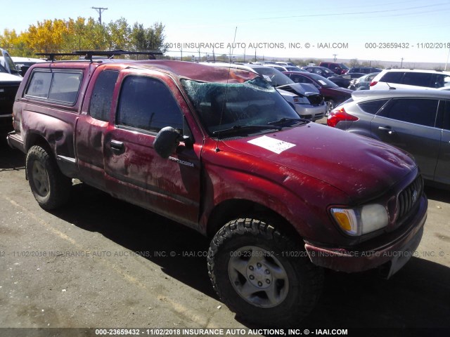 5TEWN72N31Z855693 - 2001 TOYOTA TACOMA XTRACAB RED photo 6