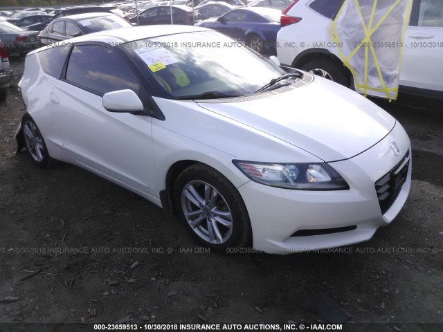 JHMZF1D41CS004025 - 2012 HONDA CR-Z WHITE photo 1