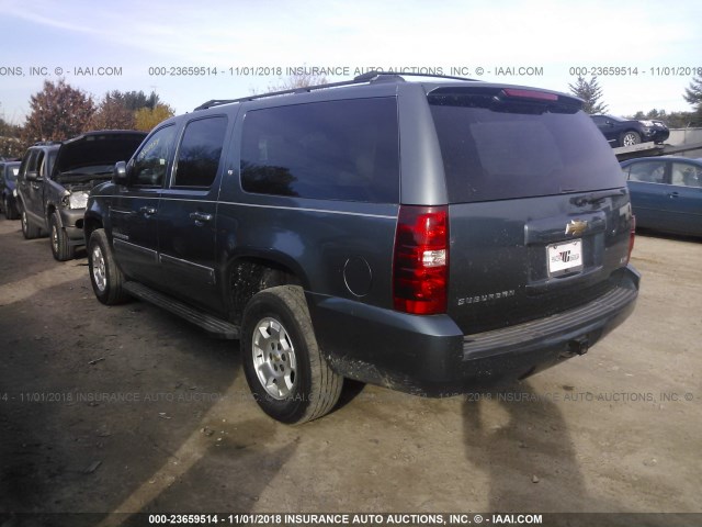 1GNFK26389R250751 - 2009 CHEVROLET SUBURBAN K1500 LT BLUE photo 3