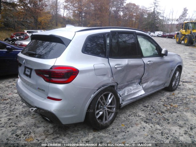 5UXTS3C50J0Z01126 - 2018 BMW X3 XDRIVE30I Күміс фото 4