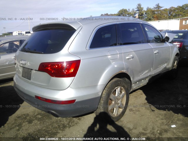 WA1LGAFE8CD006590 - 2012 AUDI Q7 PREMIUM PLUS SILVER photo 4