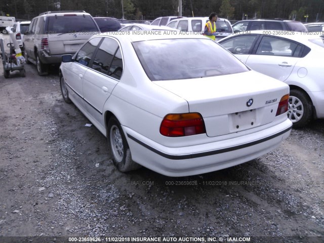 WBADD6323VBW12983 - 1997 BMW 528 I AUTOMATIC WHITE photo 3