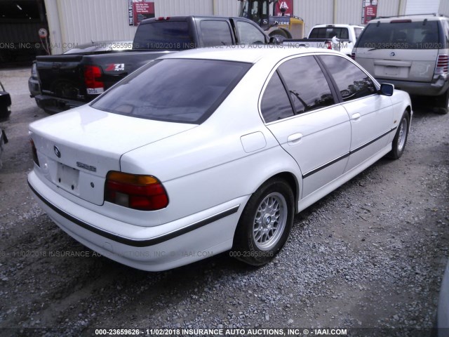 WBADD6323VBW12983 - 1997 BMW 528 I AUTOMATIC WHITE photo 4