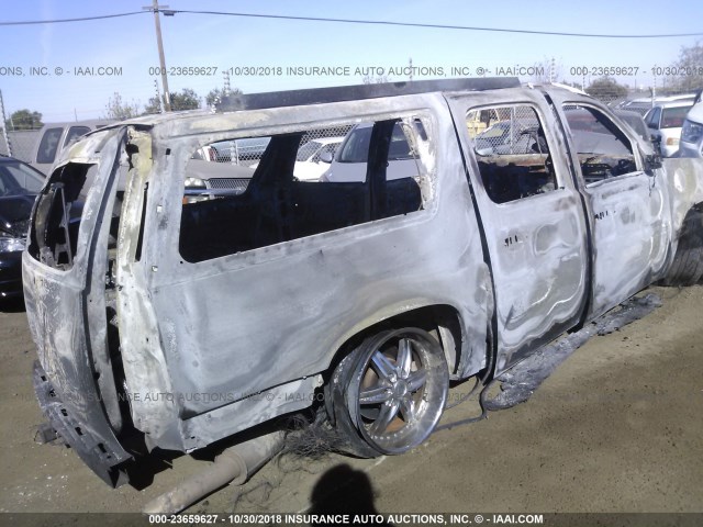 1GKFK66827J297561 - 2007 GMC YUKON XL DENALI BLACK photo 4