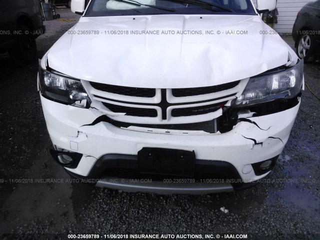 3C4PDCEG6FT698880 - 2015 DODGE JOURNEY R/T WHITE photo 6