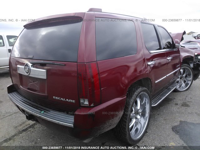 1GYEC63857R396041 - 2007 CADILLAC ESCALADE LUXURY MAROON photo 4