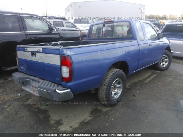 1N6DD26S9WC379837 - 1998 NISSAN FRONTIER KING CAB XE/KING CAB SE BLUE photo 4