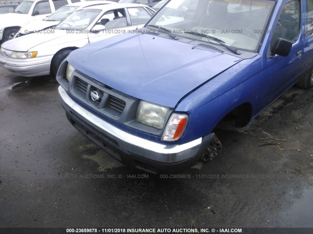 1N6DD26S9WC379837 - 1998 NISSAN FRONTIER KING CAB XE/KING CAB SE BLUE photo 6