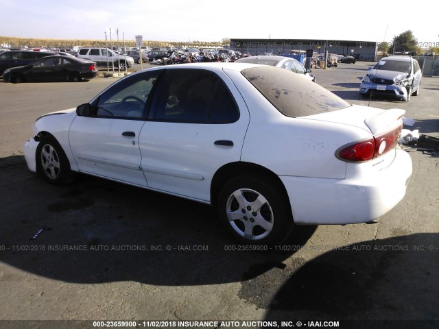 1G1JF52F757190808 - 2005 CHEVROLET CAVALIER LS WHITE photo 3