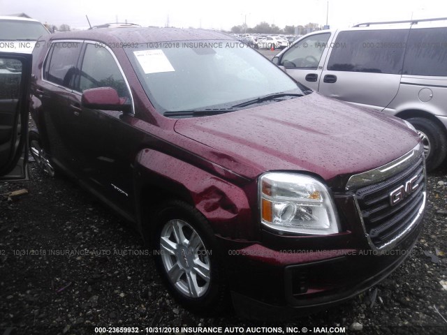 2GKALMEK2G6184358 - 2016 GMC TERRAIN SLE RED photo 1