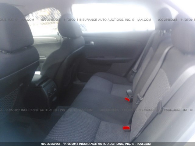 1G1ZC5E06CF289738 - 2012 CHEVROLET MALIBU 1LT SILVER photo 8
